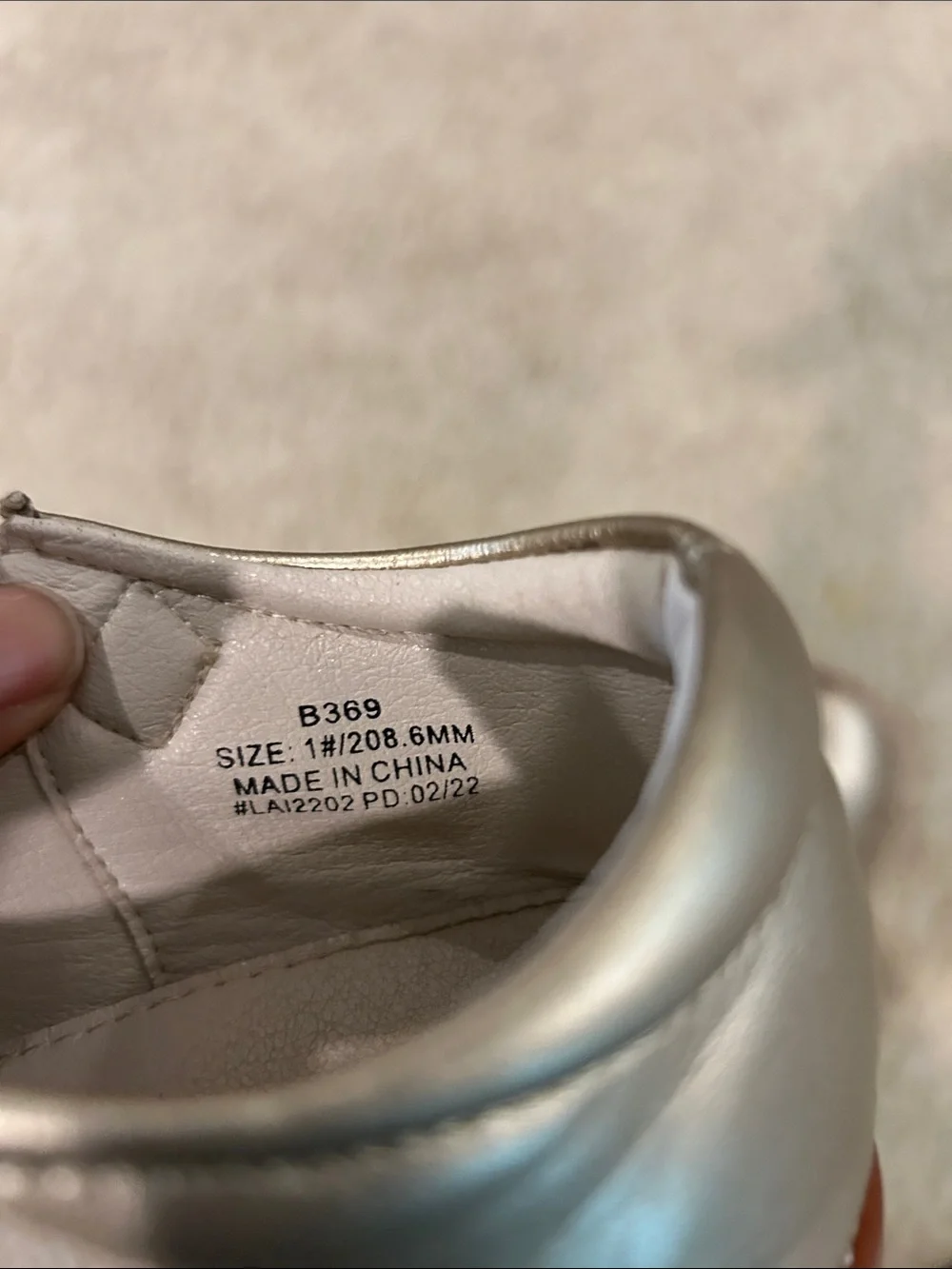 Girls' Metallic  Mary Jane Shoes